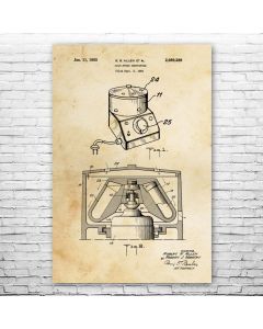 Laboratory Centrifuge Poster Patent Print