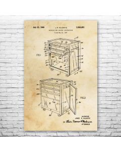 Mobile Workbench Patent Print Poster