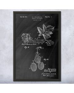 Dewberry Fruit Patent Print