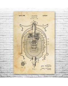 Pineapple Mine Patent Print Poster