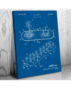 Hydroponic Planter Patent Canvas Print