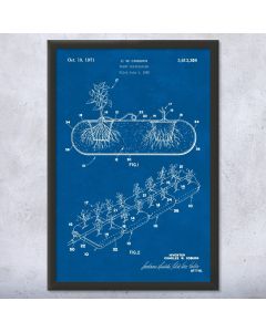 Hydroponic Planter Patent Framed Print