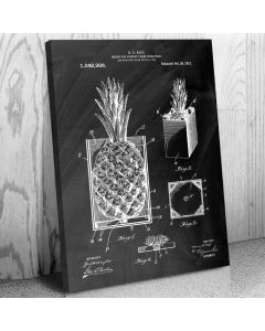 Pineapple Crate Canvas Print