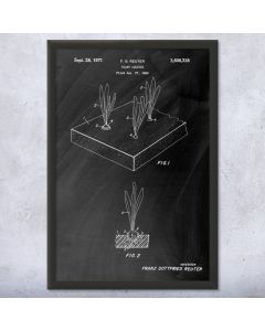 Plant Germination Tray Framed Patent Print