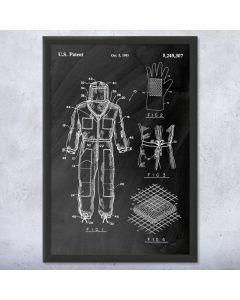 Beekeepers Suit Patent Print