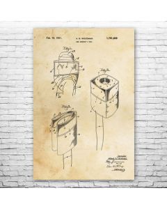 Beekeepers Veil Patent Print Poster