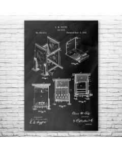 Beekeepers Hive Patent Print Poster
