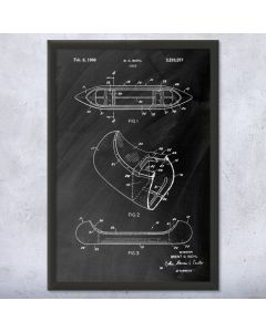 Canoe Patent Framed Print