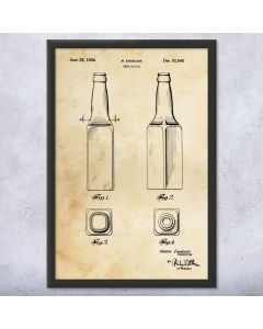 Hot Sauce Bottle Patent Print