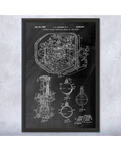 Nuclear Reactor Framed Print