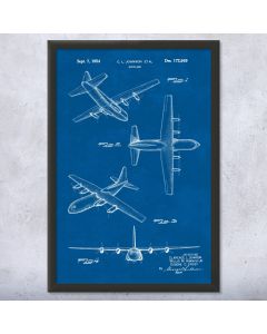 C-130 Hercules Patent Framed Print