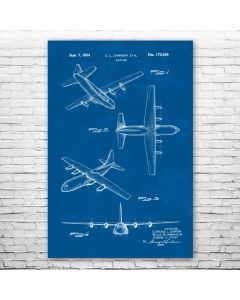C-130 Hercules Poster Patent Print