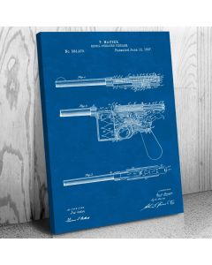 Mauser C96 Pistol Canvas Print