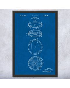 Petri Dish Framed Patent Print