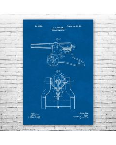 Breech Cannon Poster Patent Print