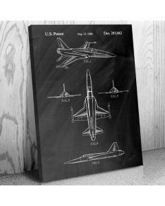 F-20 Tigershark Patent Canvas Print