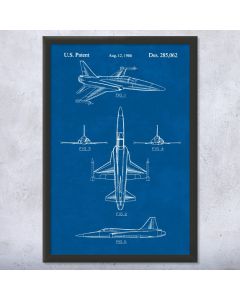 F-20 Tigershark Patent Framed Print