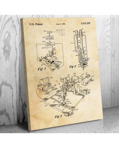 3D Printer Patent Canvas Print