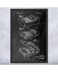 Calculator Framed Patent Print
