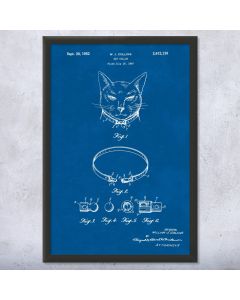 Cat Collar Patent Framed Print