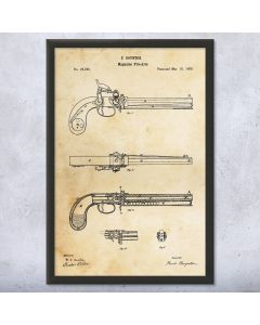 Flintlock Pistol Patent Print
