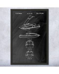 Jet Ski Framed Patent Print