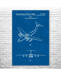 C-141 Starlifter Airplane Poster Print