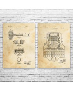 Courtroom Patent Prints Set of 2