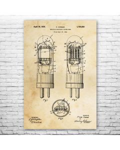 Vacuum Tube Poster Patent Print