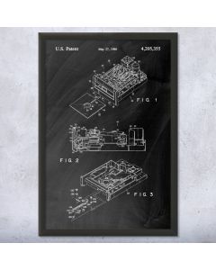 Floppy Disk Drive Patent Framed Print