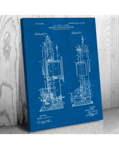 Elevator Emergency Brake Patent Canvas Print