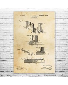 Weather Stripping Patent Print Poster
