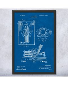 Circuit Breaker Patent Framed Print