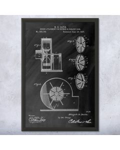 Exhaust Fan Framed Patent Print