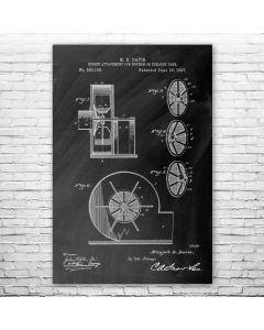 Exhaust Fan Poster Patent Print