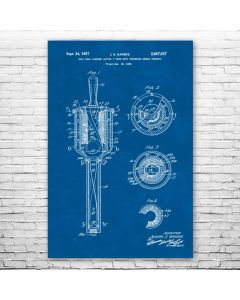Golf Ball Washer Patent Print Poster