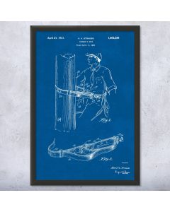 Linemans Belt Patent Framed Print
