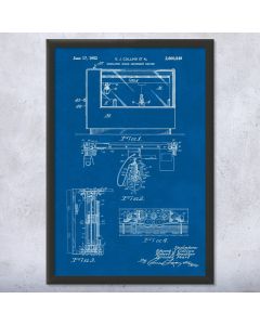 Claw Machine Patent Framed Print