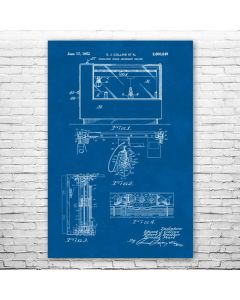Claw Machine Patent Print Poster