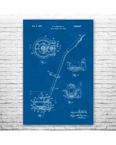 Weed Whacker Poster Patent Print