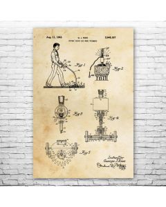 Grass Trimmer Poster Patent Print