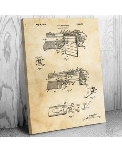 Rifle Magazine Patent Canvas Print