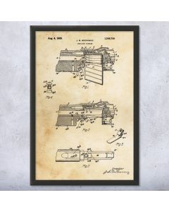 Rifle Magazine Patent Framed Print