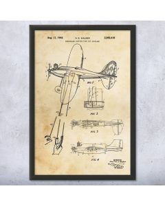 Toy Airplane Framed Patent Print