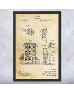 Fire Escape Patent Print