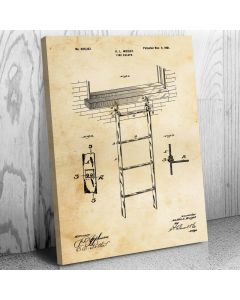 Fire Escape Ladder Canvas Print