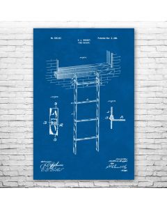Fire Escape Ladder Poster Print