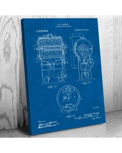 Drum Coffee Roaster Patent Canvas Print