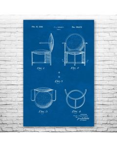 Frank Lloyd Wright Chair Poster Print