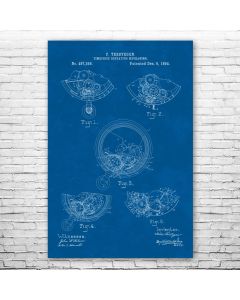 Pocket Watch Repeater Patent Print Poster
